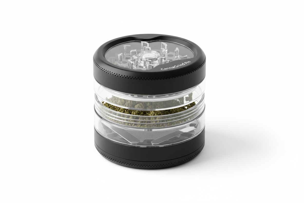 creer une image de grinder en plastique