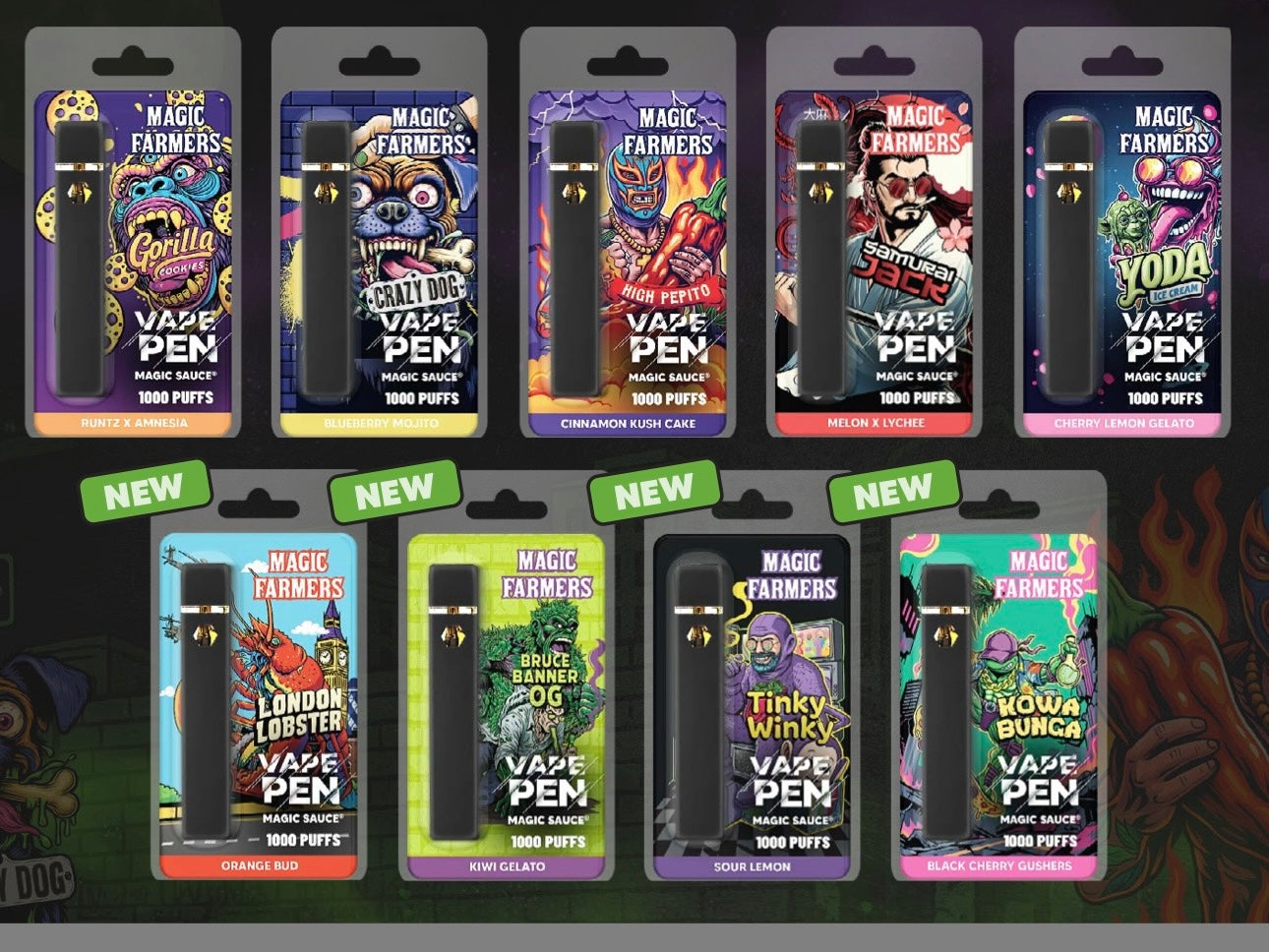 Vape Magic ORANGE BUD 1000 puff